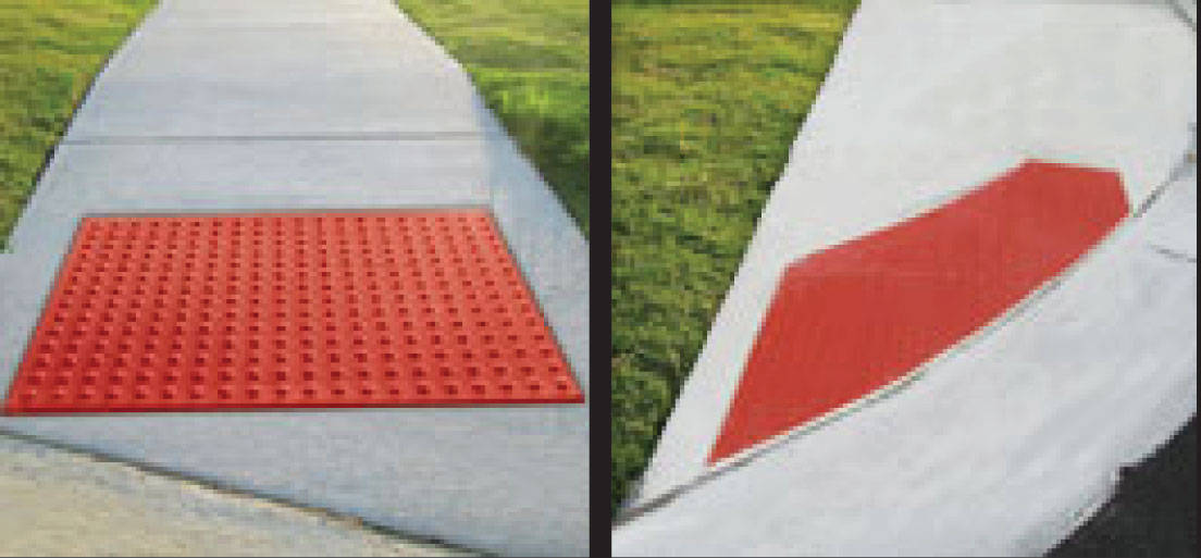 ADA detectable warning surface